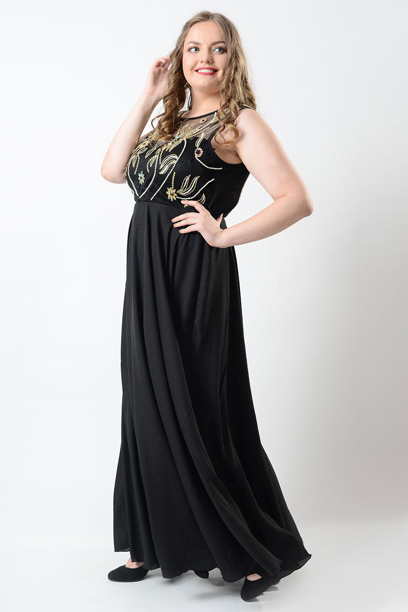 The Glam Star Maxi Dress – CurveGirl